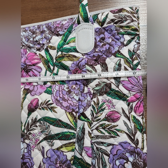 VERA BRADLEY Carson North South Tote in Lavender Meadow, NWT - Picture 11 of 14